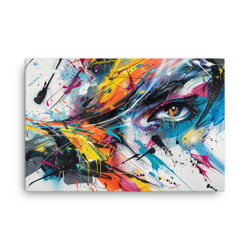 Tableau Street Art Abstrait Art Virtuoso XL