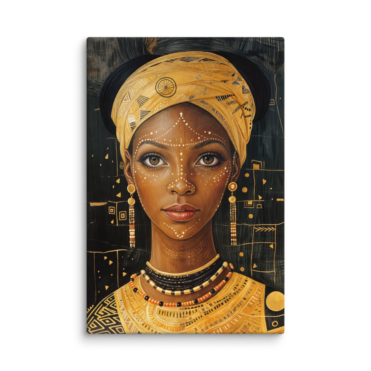 Peinture Africaine Traditionnelle - Yoruba Art Virtuoso XL