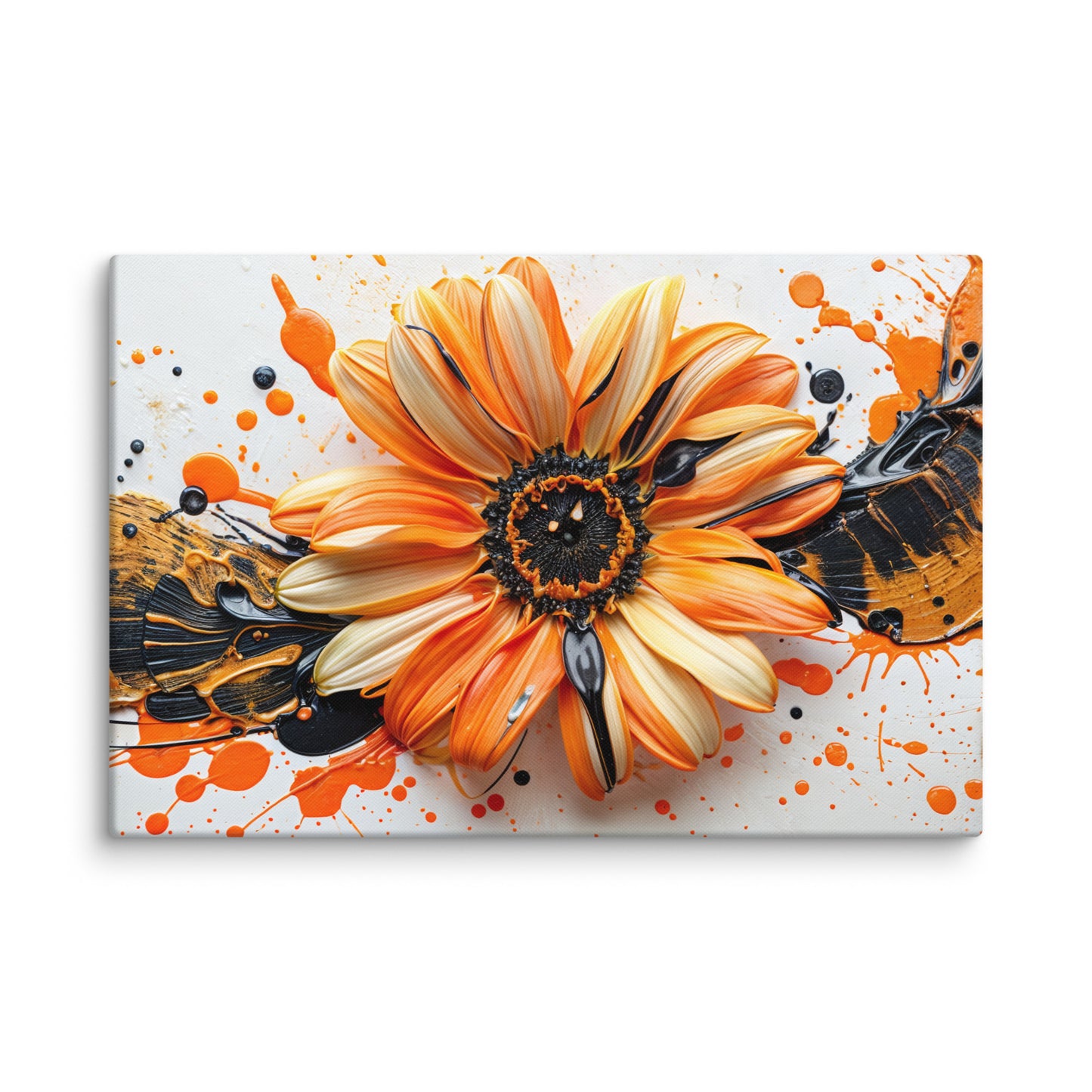 Tableau Peinture Fleur Contemporain Art Virtuoso XL