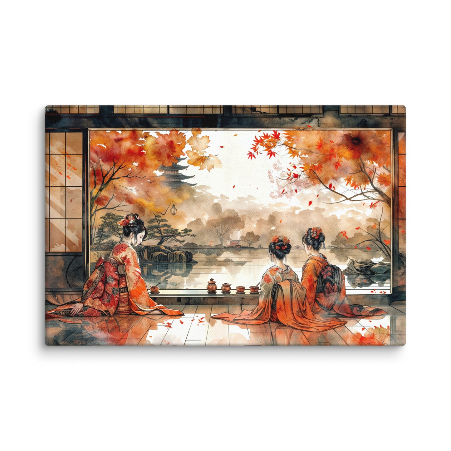 Tableau Style Japonais - Harmonie Automnale Art Virtuoso XL