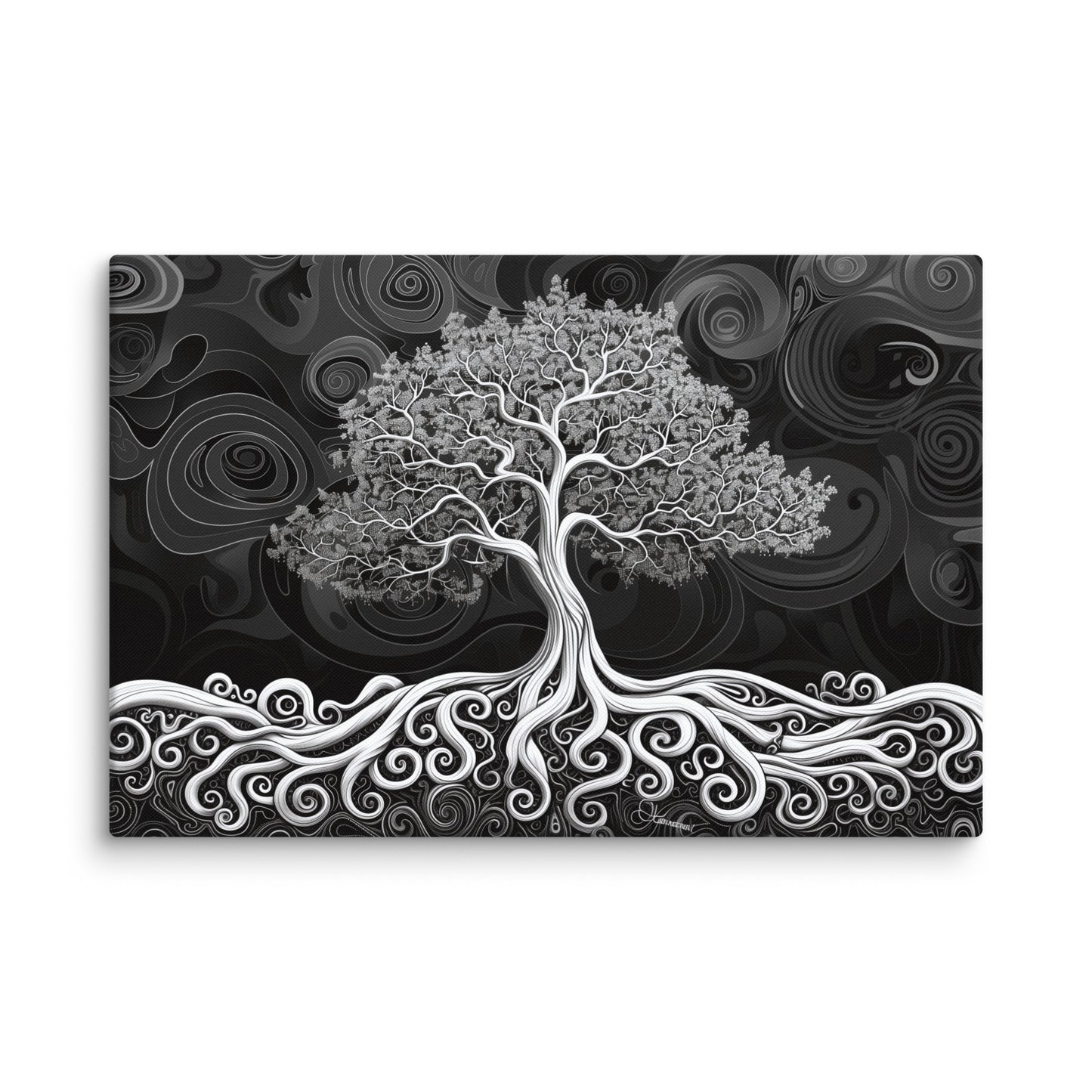 Tableau Arbre de Vie Noir et Blanc Art Virtuoso XL