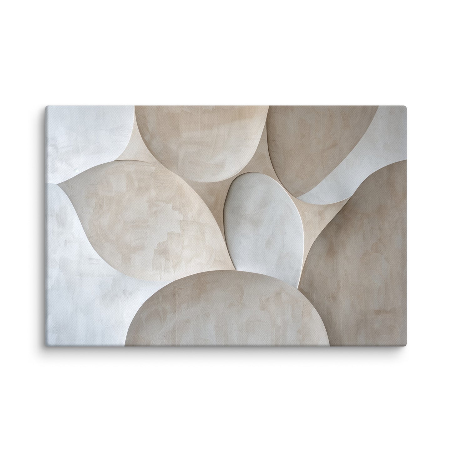 Tableau Beige Blanc Minimaliste Affiches, reproductions et œuvres graphiques Art Virtuoso XL
