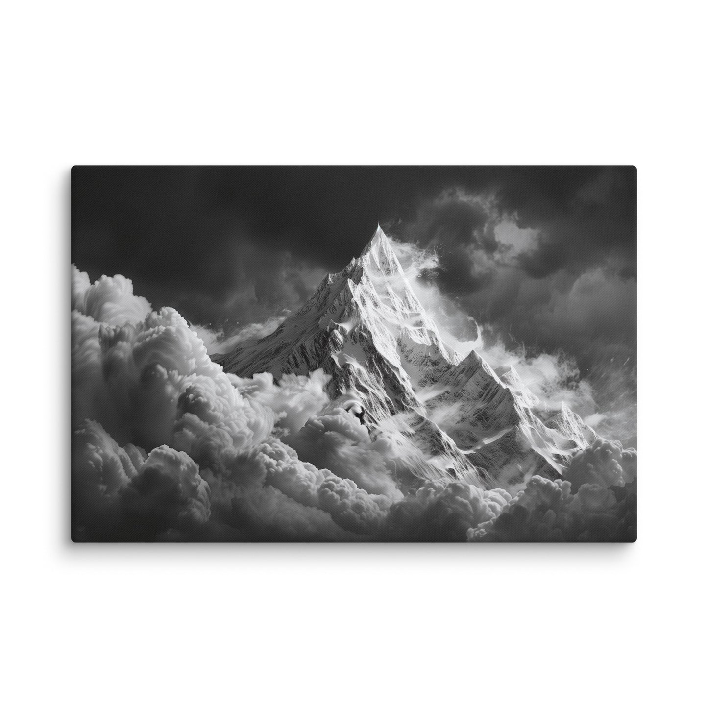 Tableau Montagne Noir et Blanc Affiches, reproductions et œuvres graphiques Art Virtuoso XL