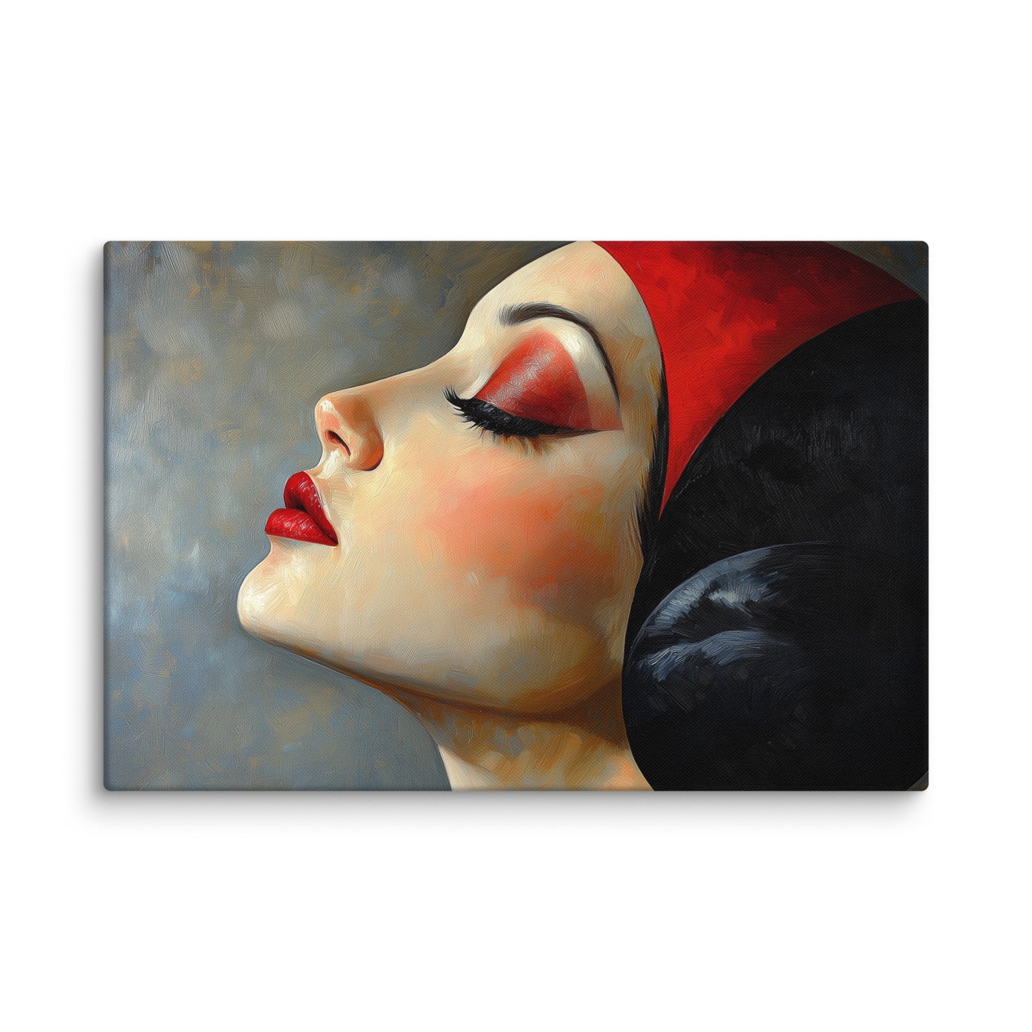Toile Visage - Art Deco Affiches, reproductions et œuvres graphiques Art Virtuoso XL