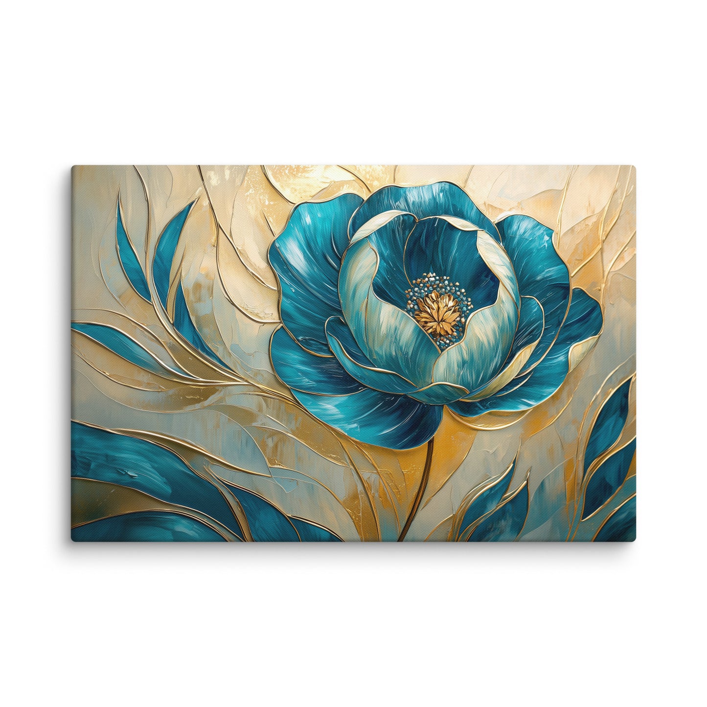 Toile Fleur Art Deco Affiches, reproductions et œuvres graphiques Art Virtuoso XL