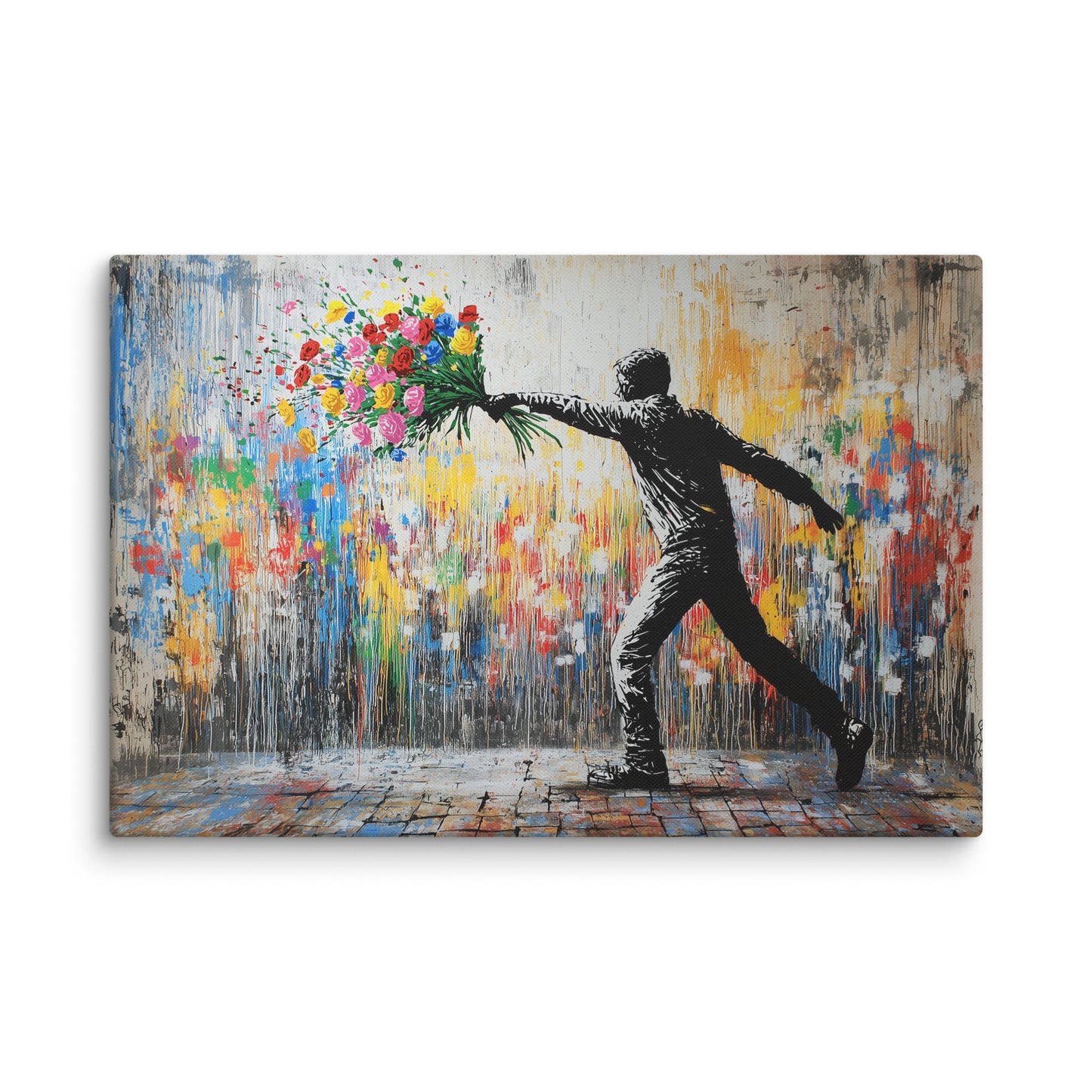 Tableau Urbain - Dites le avec des Fleurs Affiches, reproductions et œuvres graphiques Art Virtuoso XL