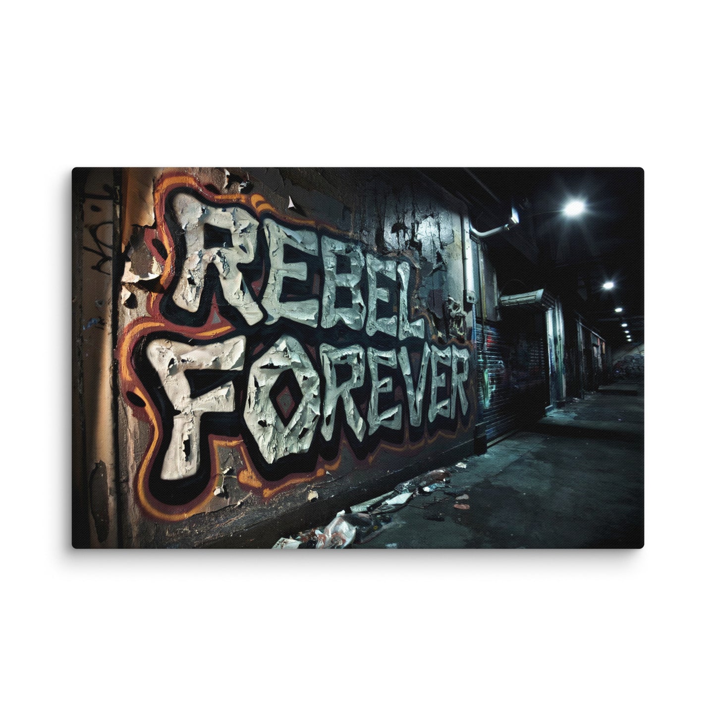 Toile Urban Art - Rebel Forever Affiches, reproductions et œuvres graphiques Art Virtuoso XL