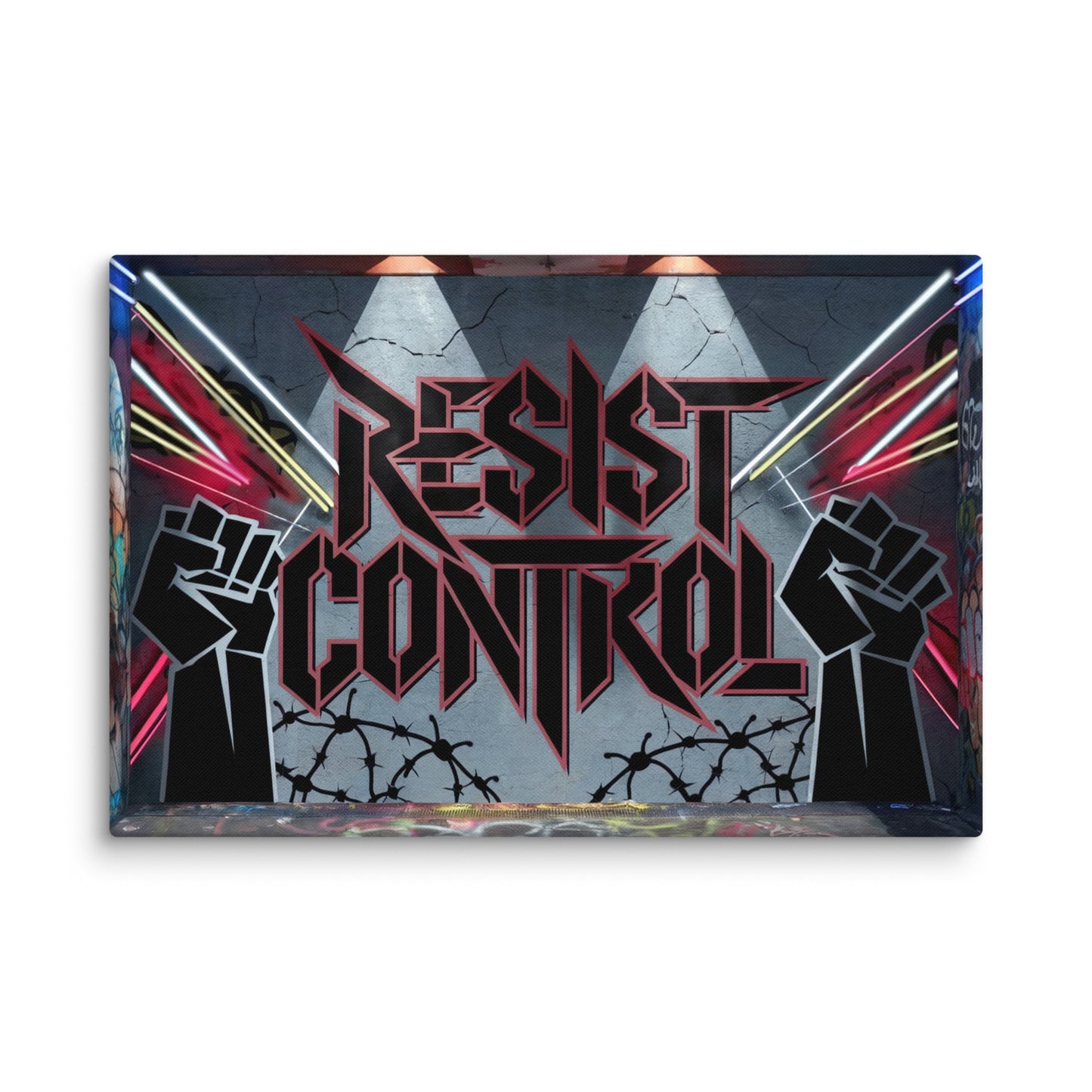 Tableau Tags - Resist Control Affiches, reproductions et œuvres graphiques Art Virtuoso XL