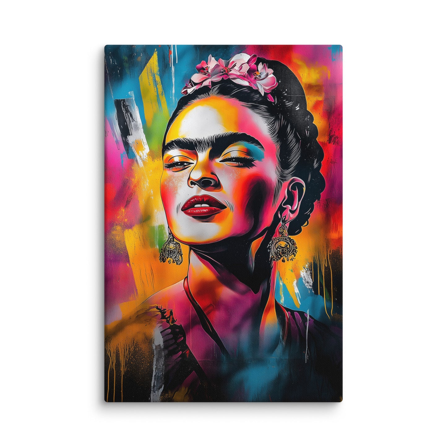 Tableau Peinture Frida Kahlo Pop Art Affiches, reproductions et œuvres graphiques Art Virtuoso XL