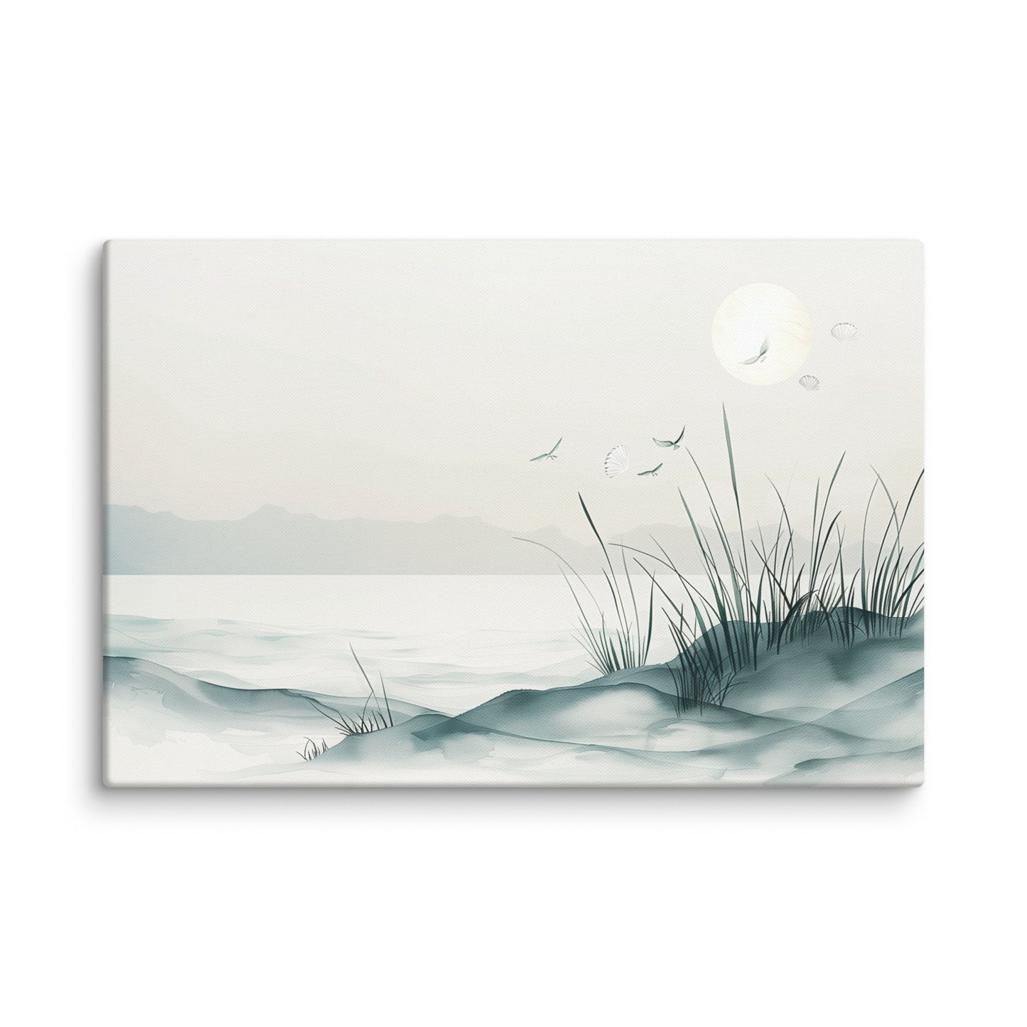 Toile Plage - Peinture Simple Affiches, reproductions et œuvres graphiques Art Virtuoso XL