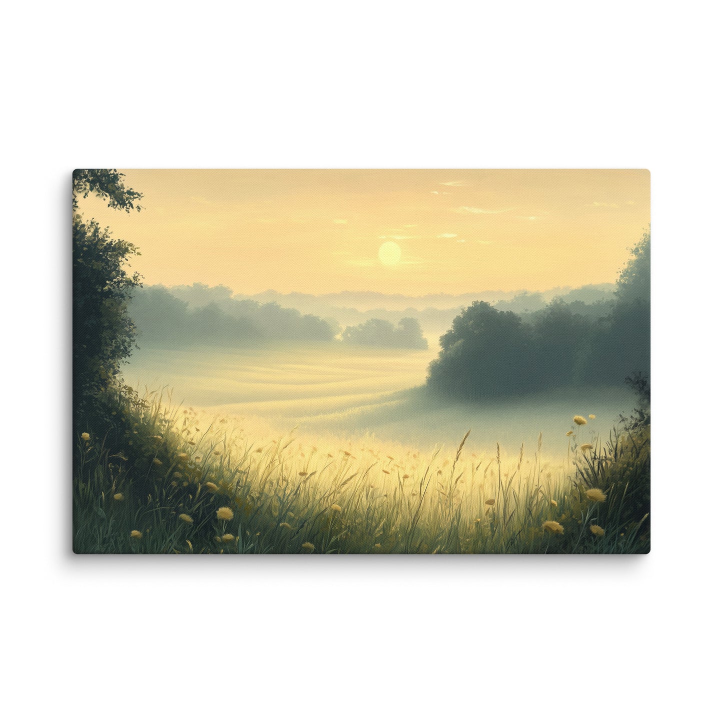 Tableau Paysage Classique - Symphonie du Matin Affiches, reproductions et œuvres graphiques Art Virtuoso XL