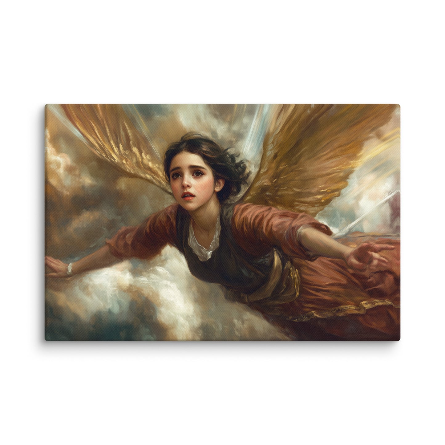 Tableau Baroque - Envol Angélique Affiches, reproductions et œuvres graphiques Art Virtuoso XL