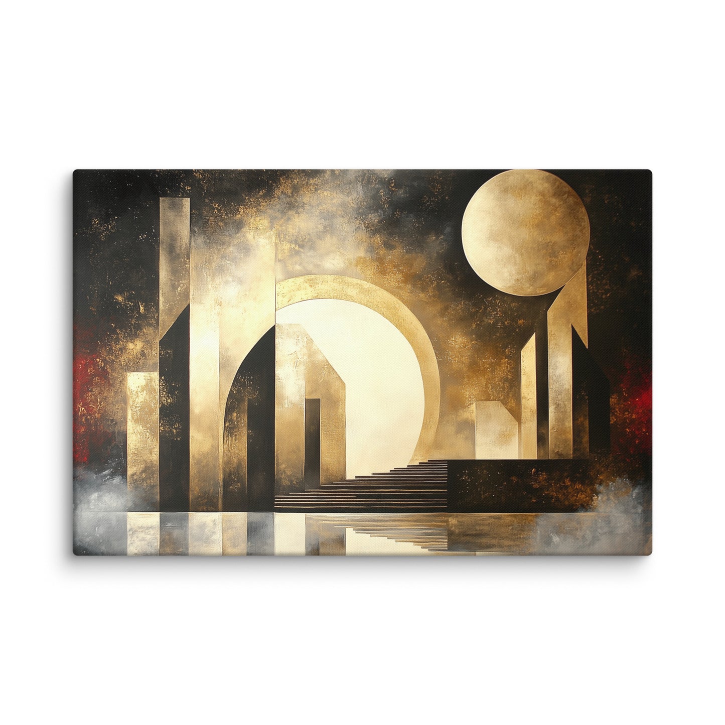 Peinture Art Deco - Toile Métropolis Affiches, reproductions et œuvres graphiques Art Virtuoso XL