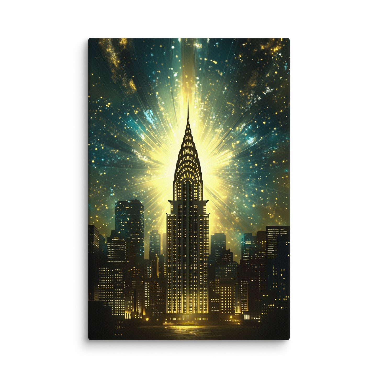Tableau Chrysler Building - Art Deco Affiches, reproductions et œuvres graphiques Art Virtuoso XL