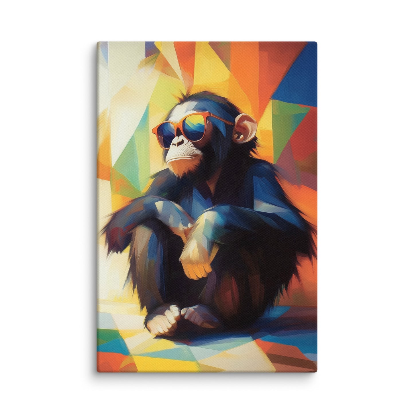 Tableau Singe Moderne - Cool Attitude Affiches, reproductions et œuvres graphiques Art Virtuoso XL