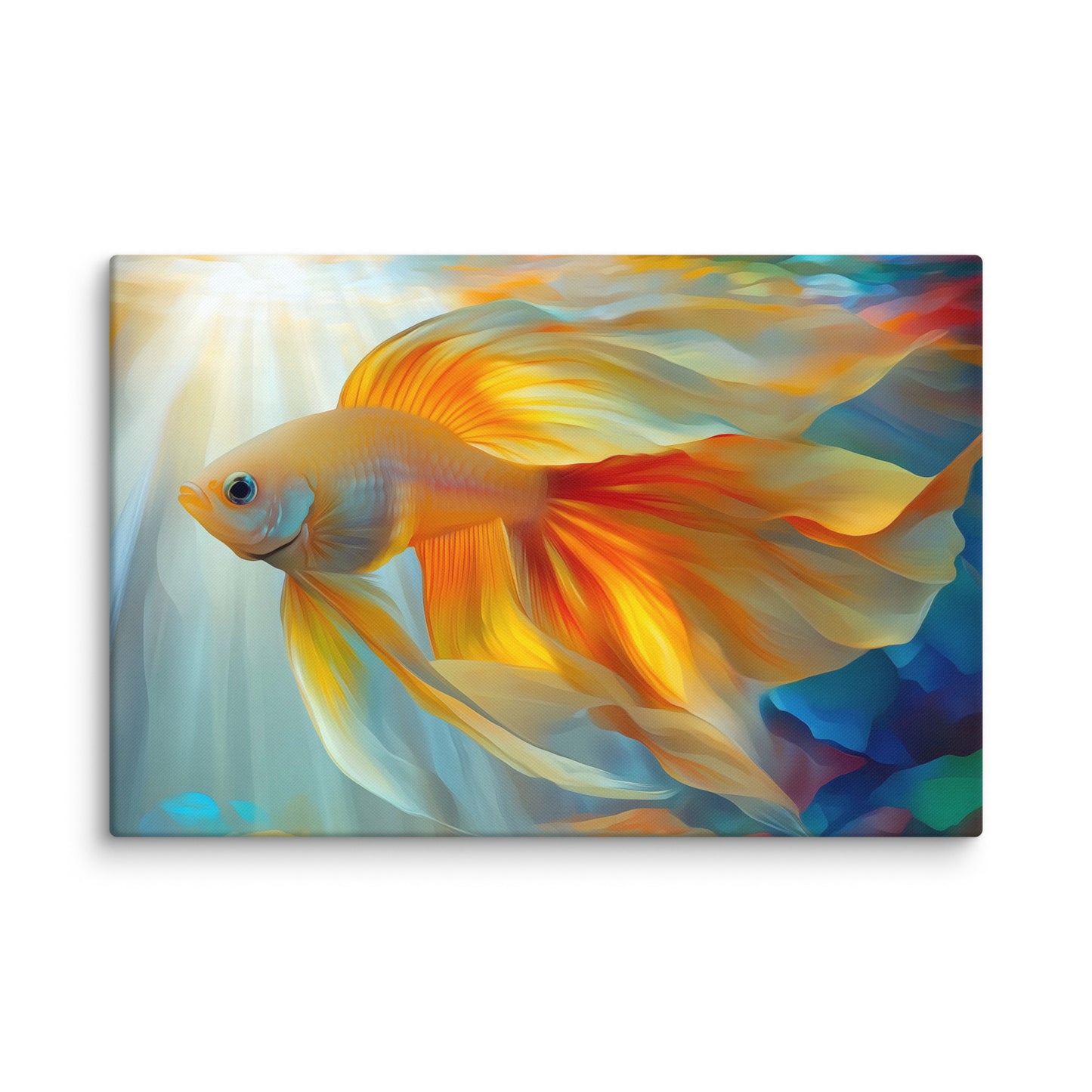 Tableau Poisson - Danse Aquatique Affiches, reproductions et œuvres graphiques Art Virtuoso XL