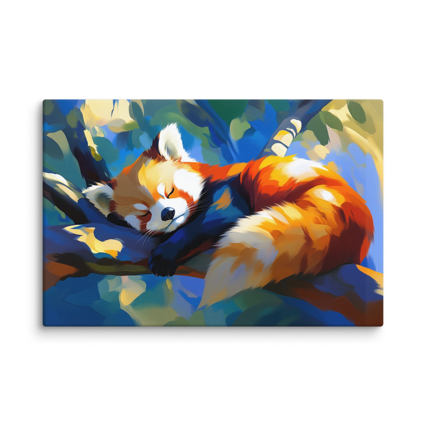 Tableau Panda Roux - Rêverie Colorée Affiches, reproductions et œuvres graphiques Art Virtuoso XL