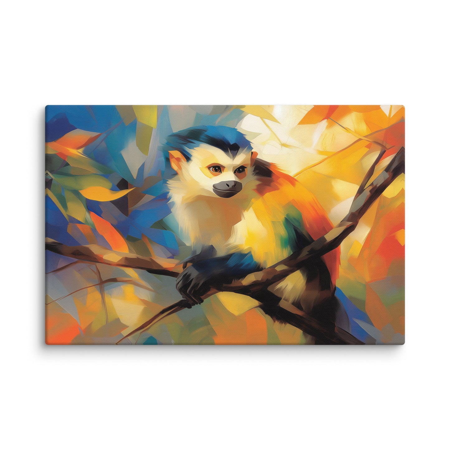 Tableau Singe Couleur - Esprit de la Jungle Affiches, reproductions et œuvres graphiques Art Virtuoso XL