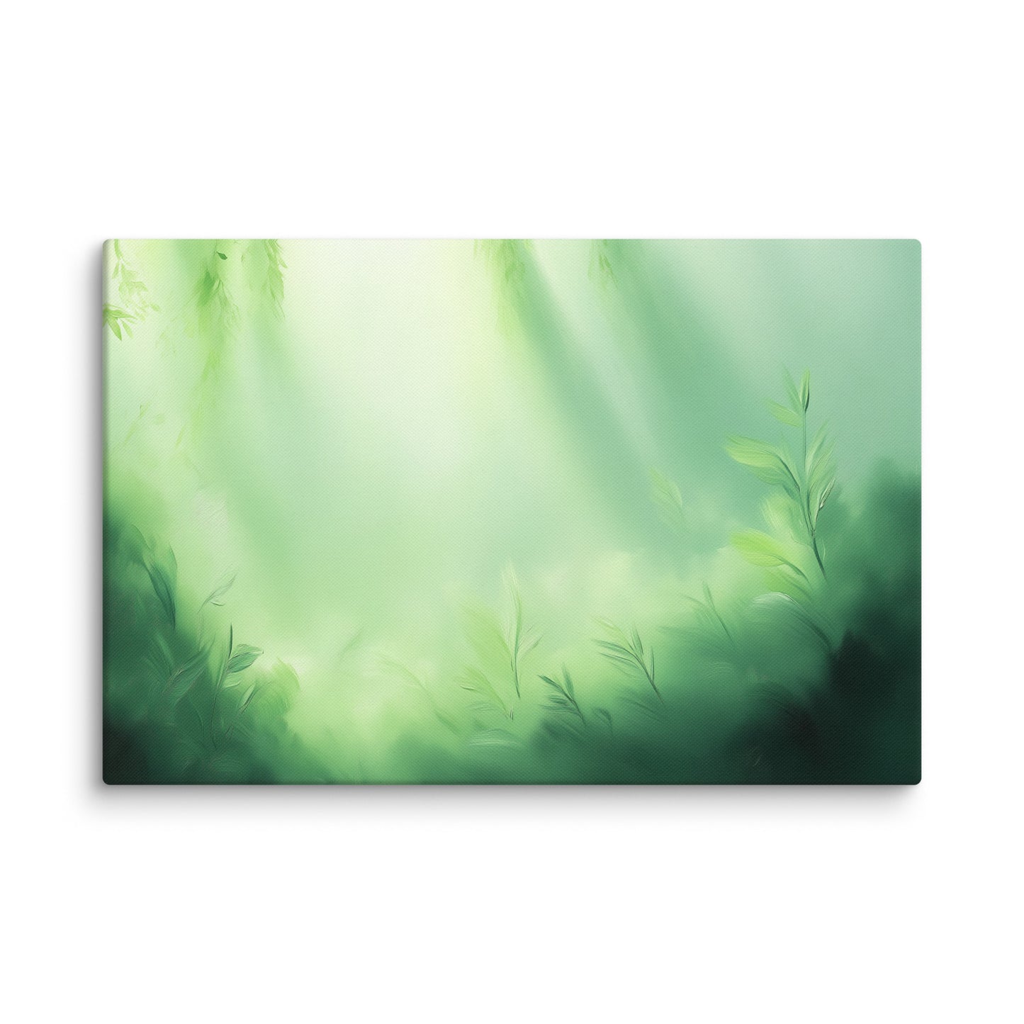 Tableau Vert Clair - Jardin de Brume Affiches, reproductions et œuvres graphiques Art Virtuoso XL