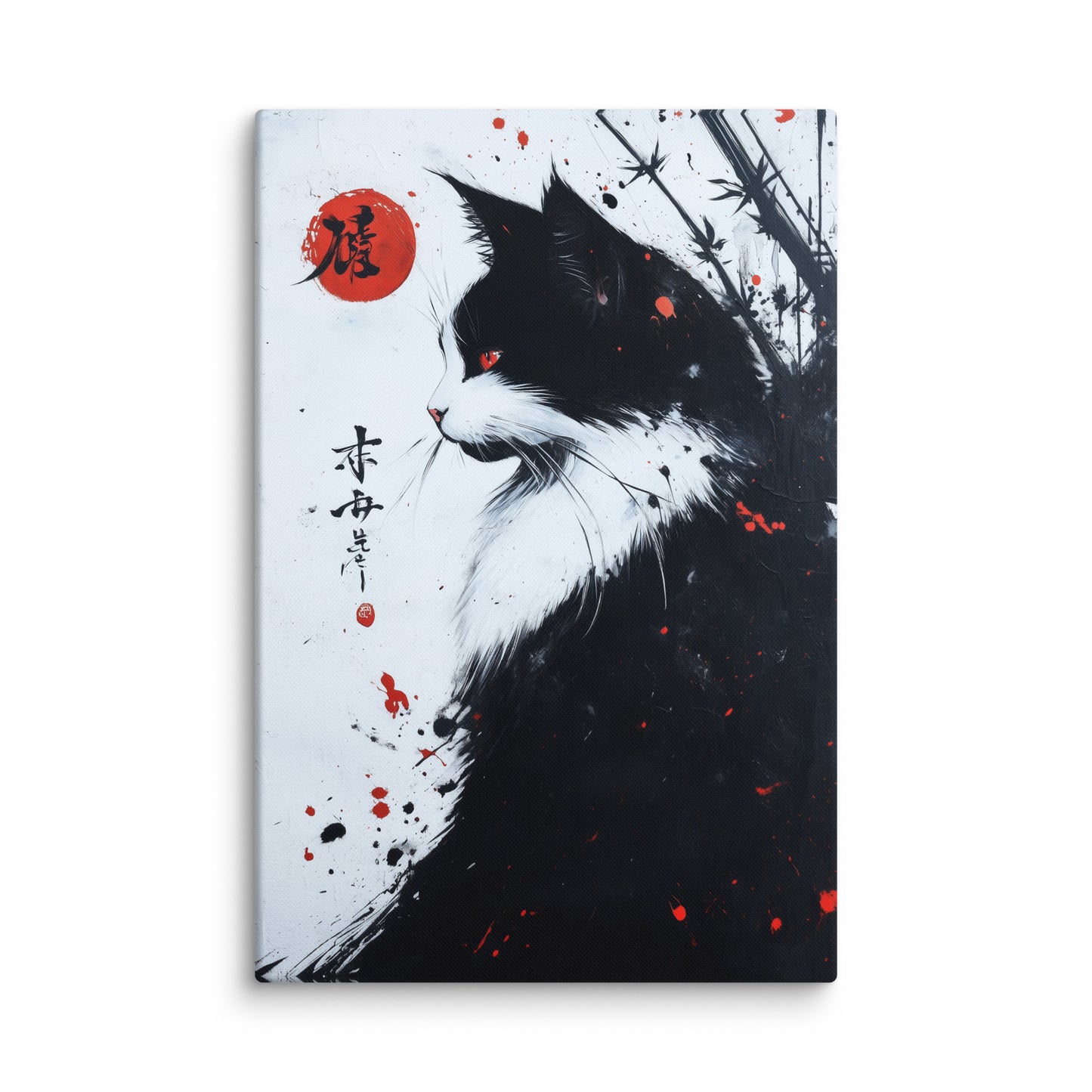 Tableau Peinture - Chat Japonais Affiches, reproductions et œuvres graphiques Art Virtuoso XL