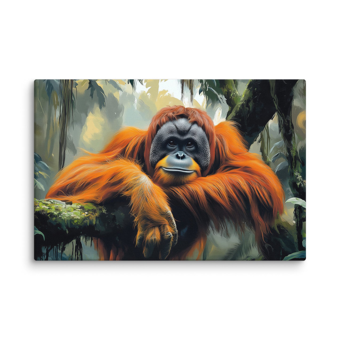 Tableau Orang-Outan : Gardien de la Jungle Affiches, reproductions et œuvres graphiques Art Virtuoso XL