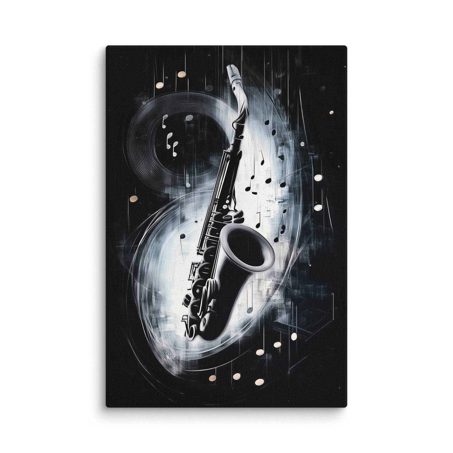 Tableau Noir et Blanc - Musique Déco Affiches, reproductions et œuvres graphiques Art Virtuoso XL