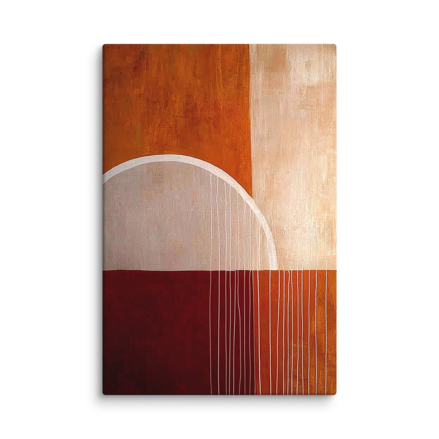 Tableau Design Terracotta - En Abstraction Affiches, reproductions et œuvres graphiques Art Virtuoso XXL