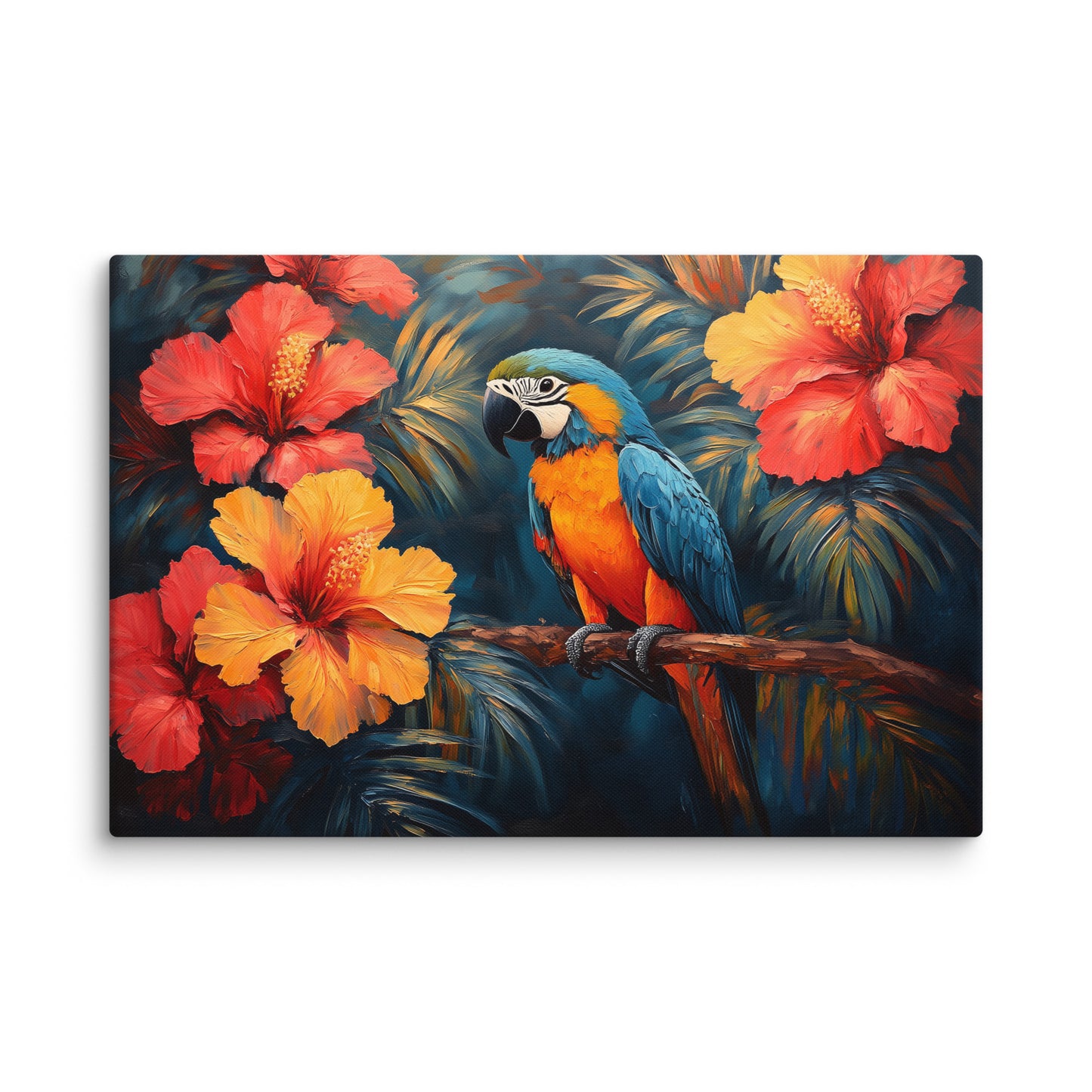 Tableau Perroquet - Jungle Naturelle Affiches, reproductions et œuvres graphiques Art Virtuoso XXL