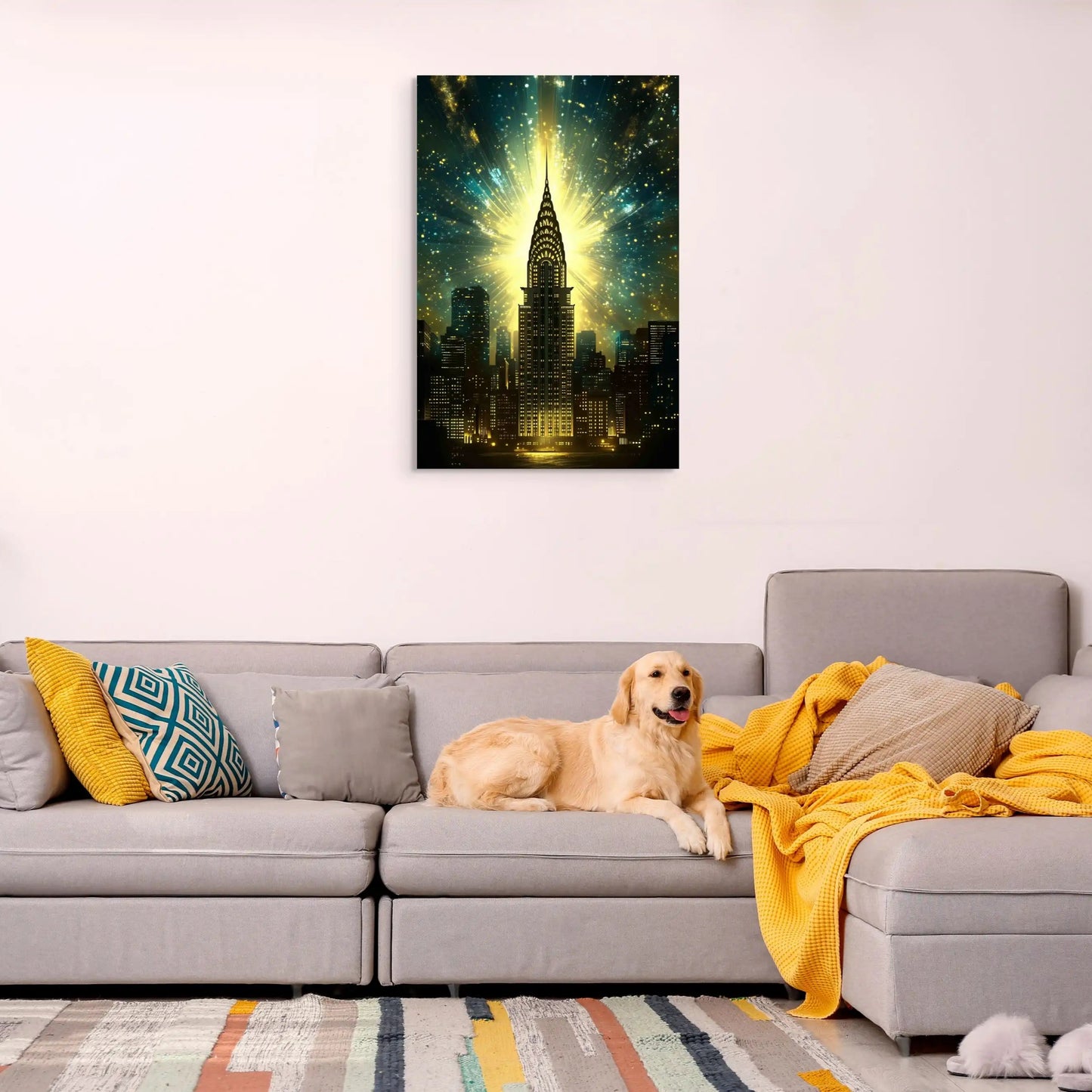 Tableau Chrysler Building - Art Deco Affiches, reproductions et œuvres graphiques Art Virtuoso