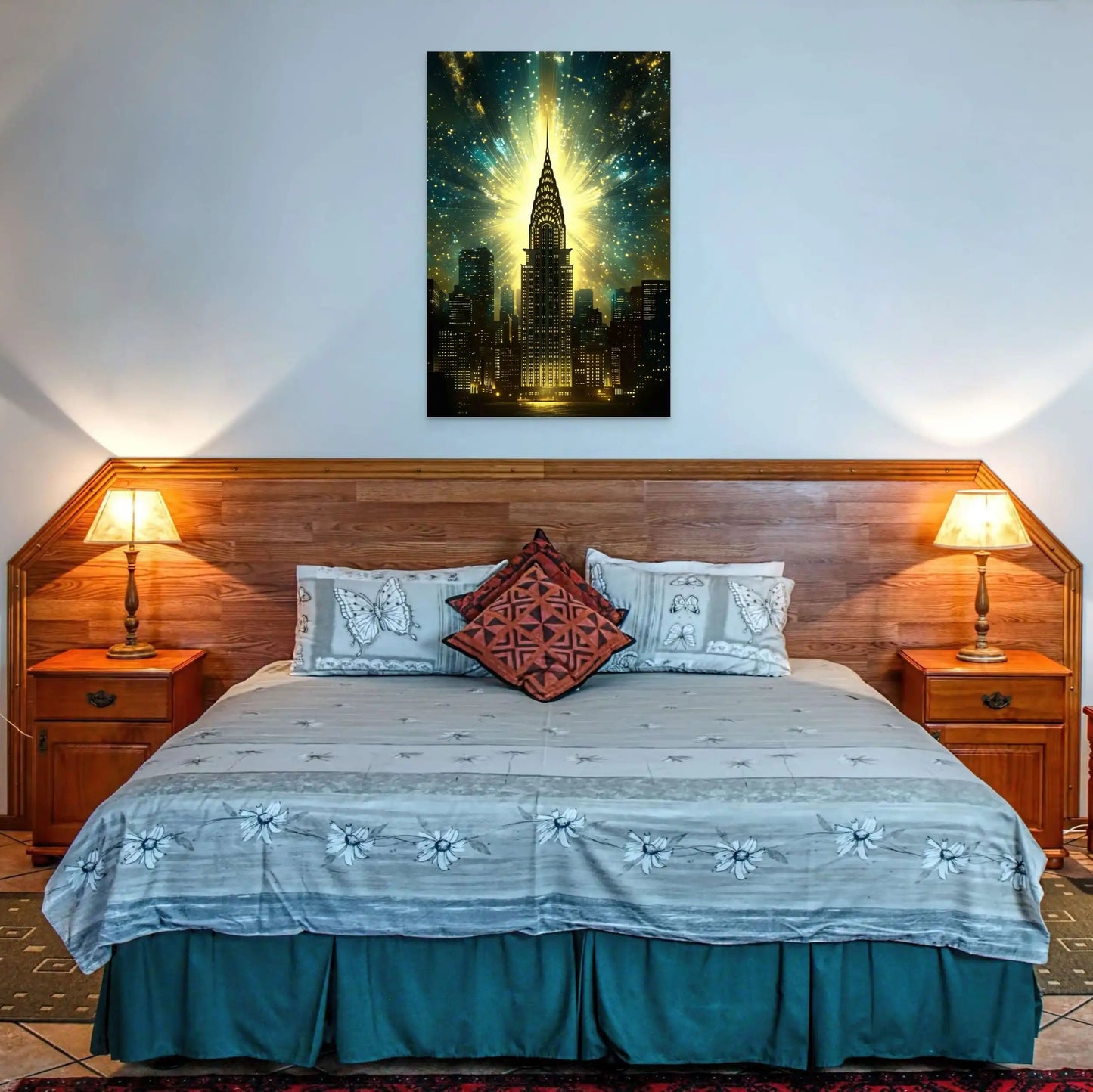 Tableau Chrysler Building - Art Deco Affiches, reproductions et œuvres graphiques Art Virtuoso