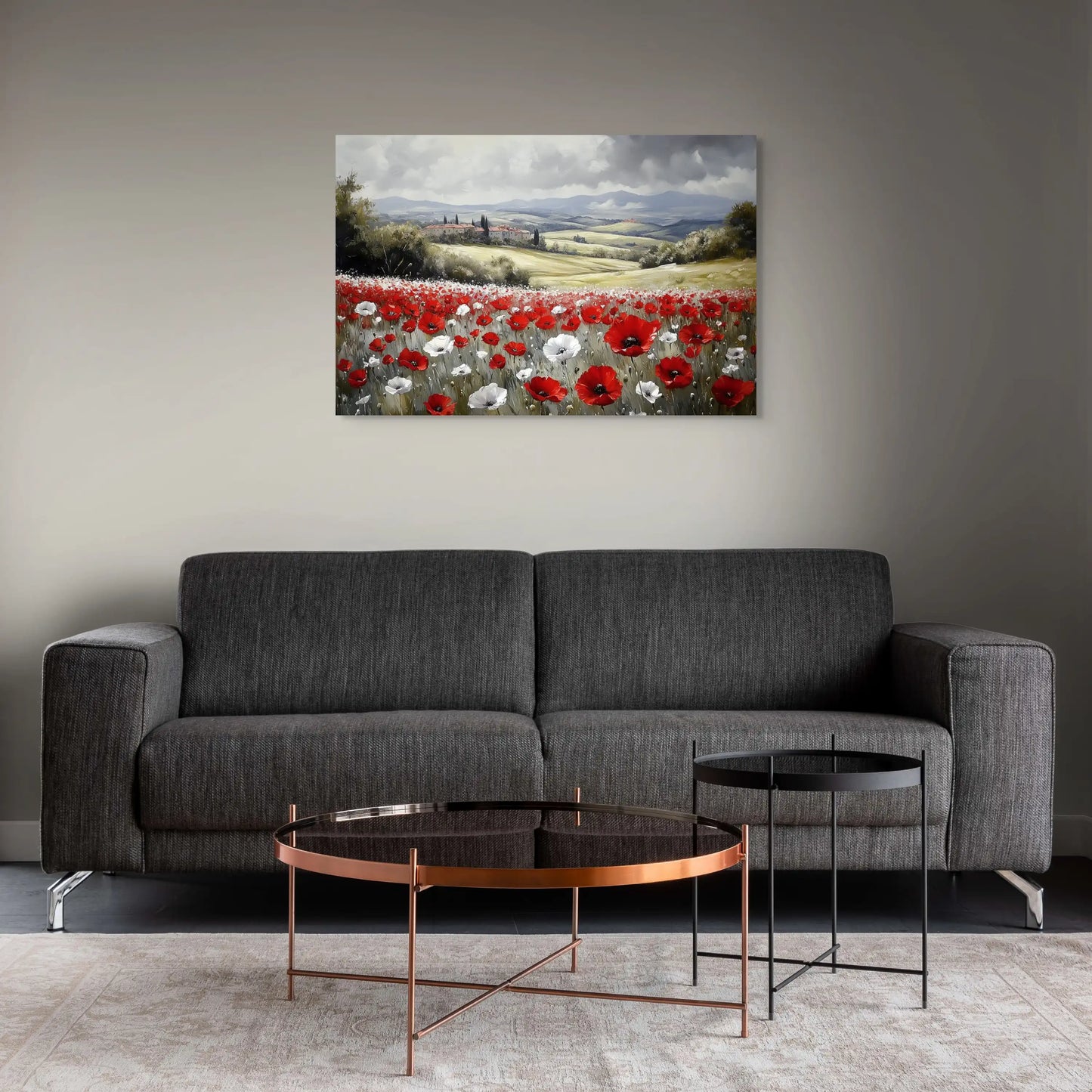 Coquelicot en peinture - Vision Colorée Affiches, reproductions et œuvres graphiques Art Virtuoso