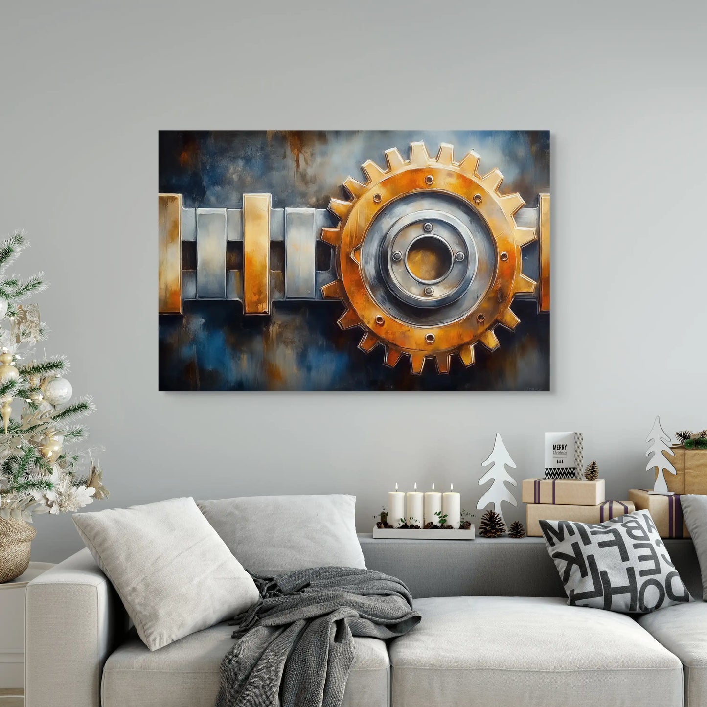 Tableau Décoration Murale Industrielle Affiches, reproductions et œuvres graphiques Art Virtuoso