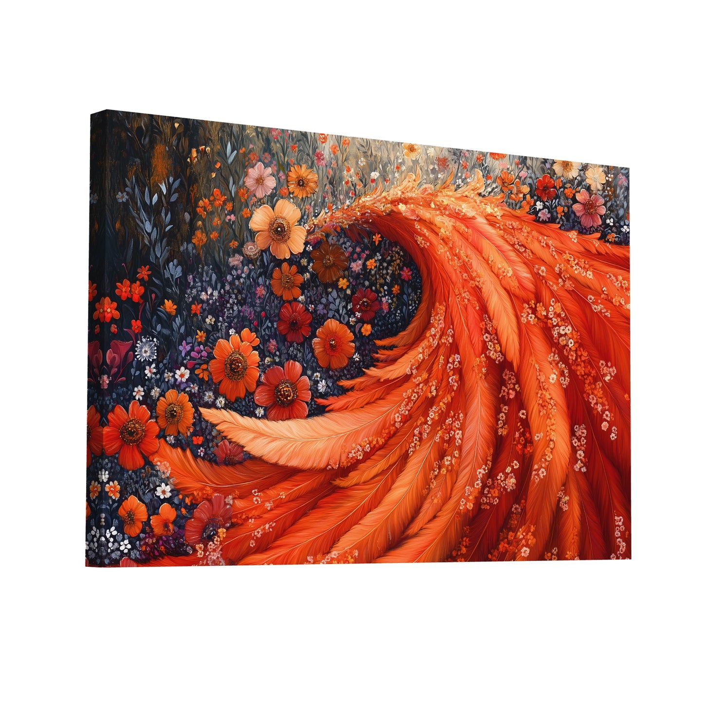 Product Hero 3D WebP Toile Déco Bohème Coloré - Art Virtuoso