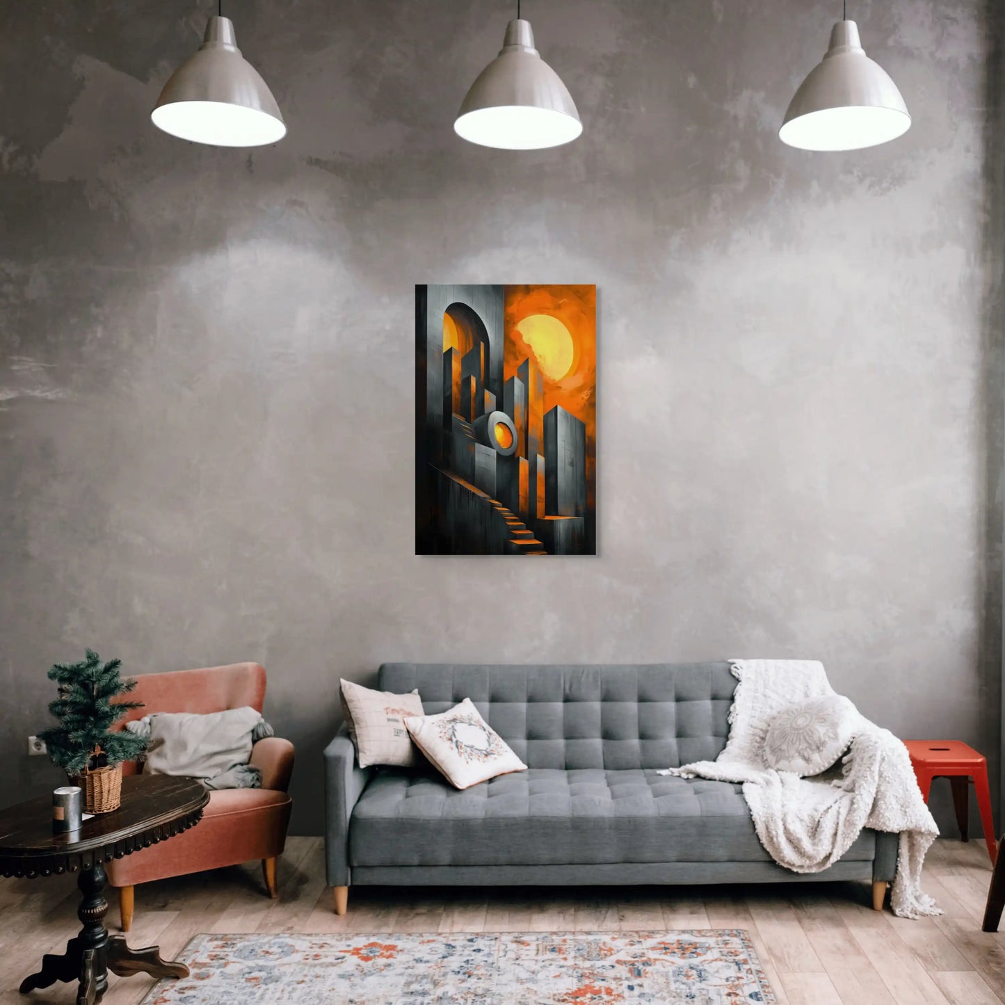 Deco Murale Cuisine Industrielle - Toile Cosy Affiches, reproductions et œuvres graphiques Art Virtuoso
