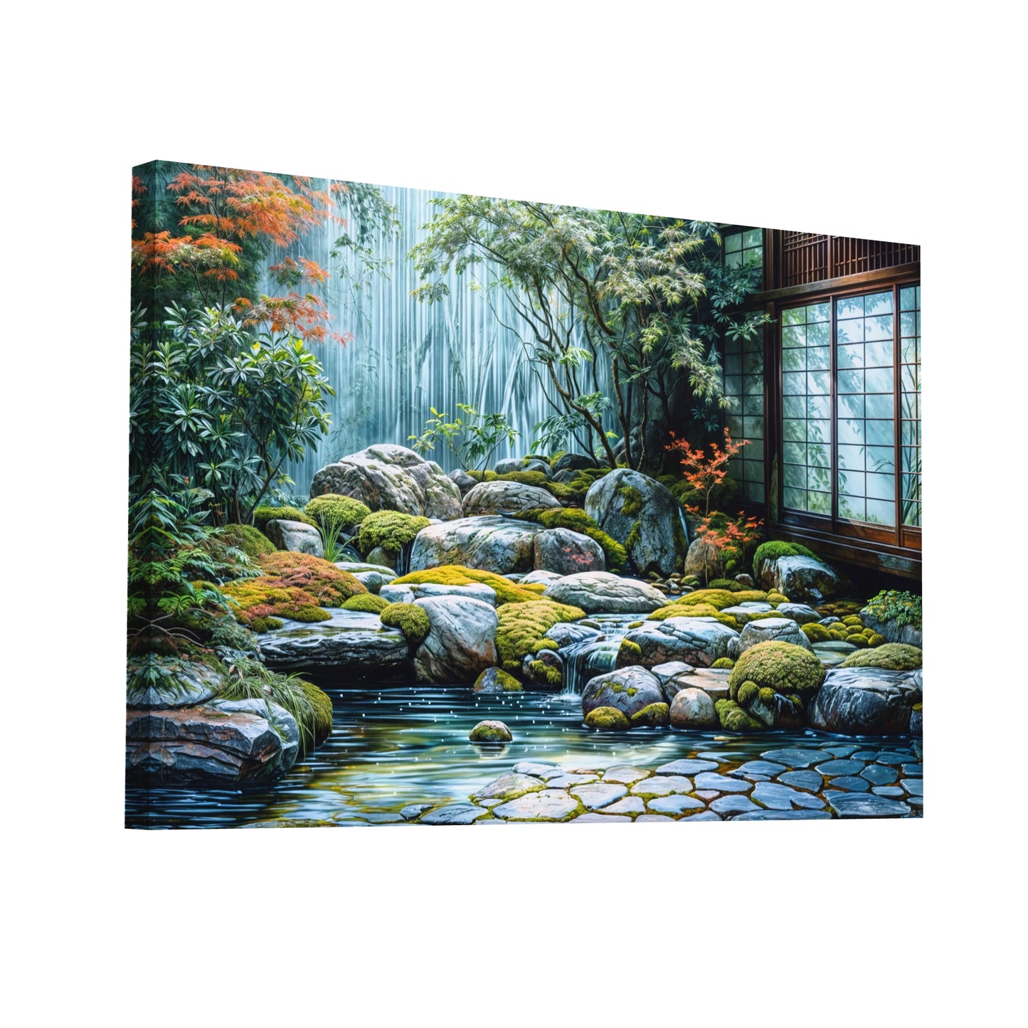Product Hero 3D WebP Tableau Décoration Japonaise Moderne - Art Virtuoso