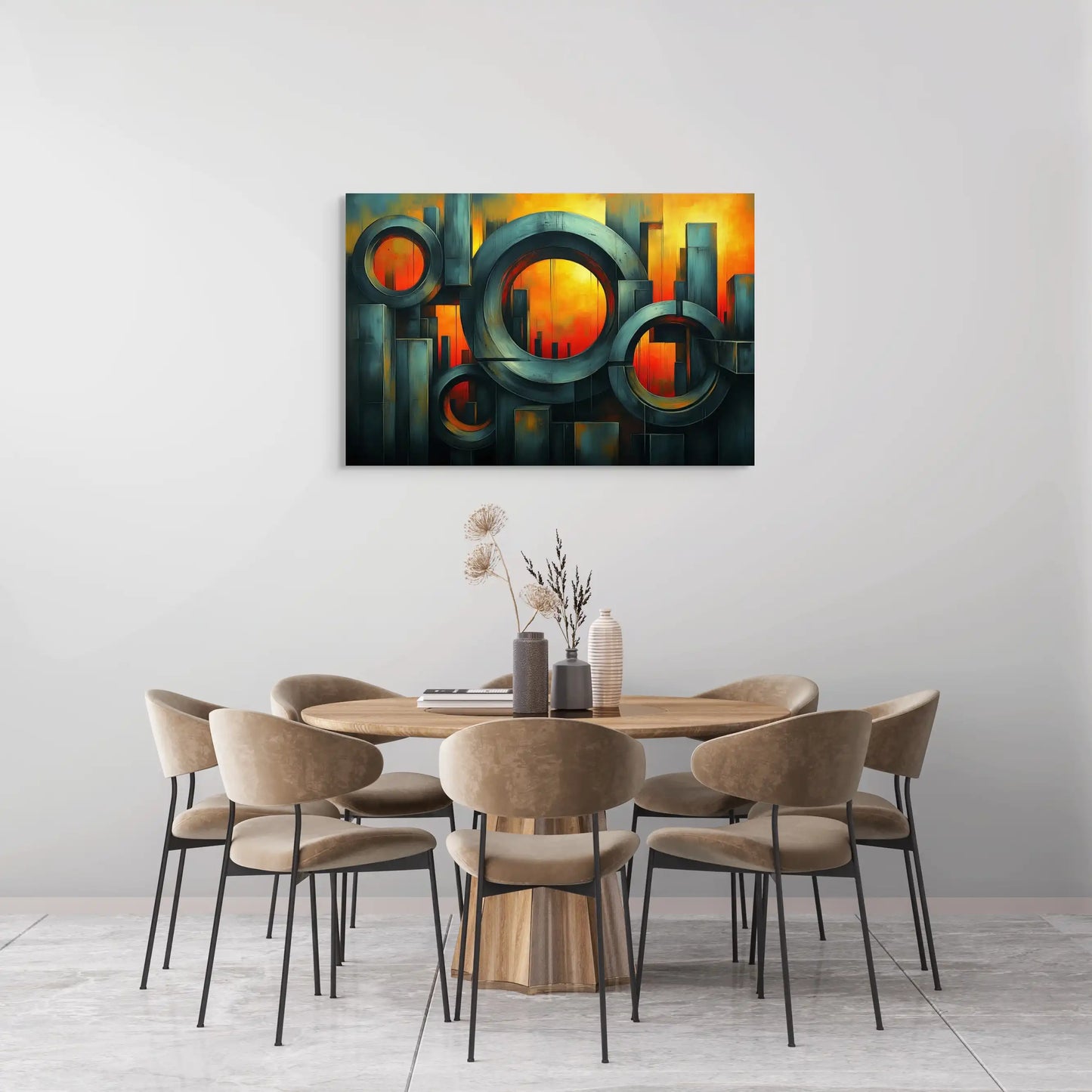 Décoration Industrielle - Salon Abstrait Affiches, reproductions et œuvres graphiques Art Virtuoso