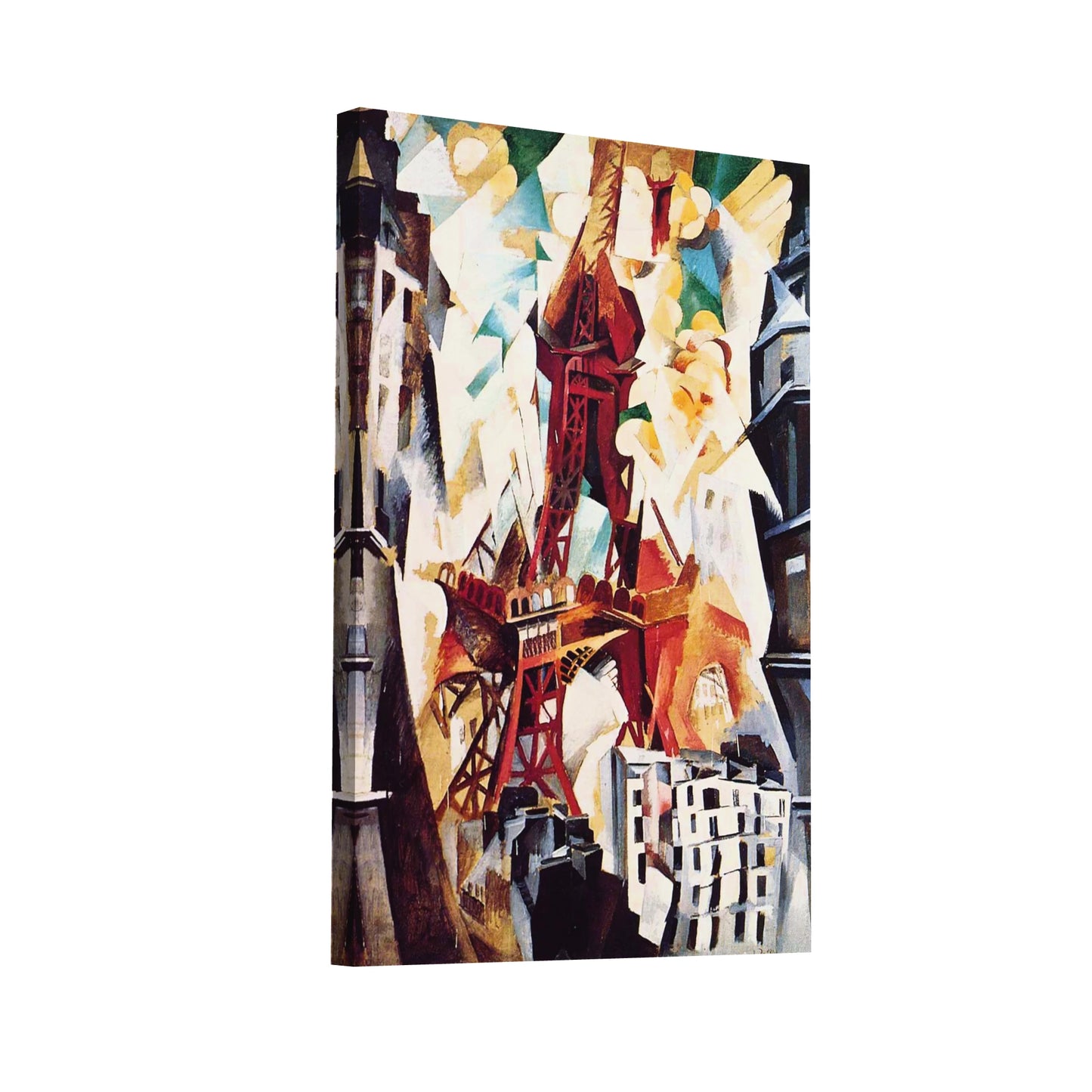 Product Hero 3D WebP Tableau Tour Eiffel Rouge - Robert Delaunay - Art Virtuoso