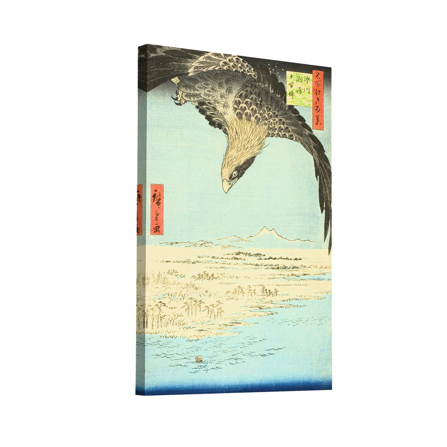 Product Hero 3D WebP Tableau Hiroshige - Fukagawa Susaki et Jumantsubo - Art Virtuoso