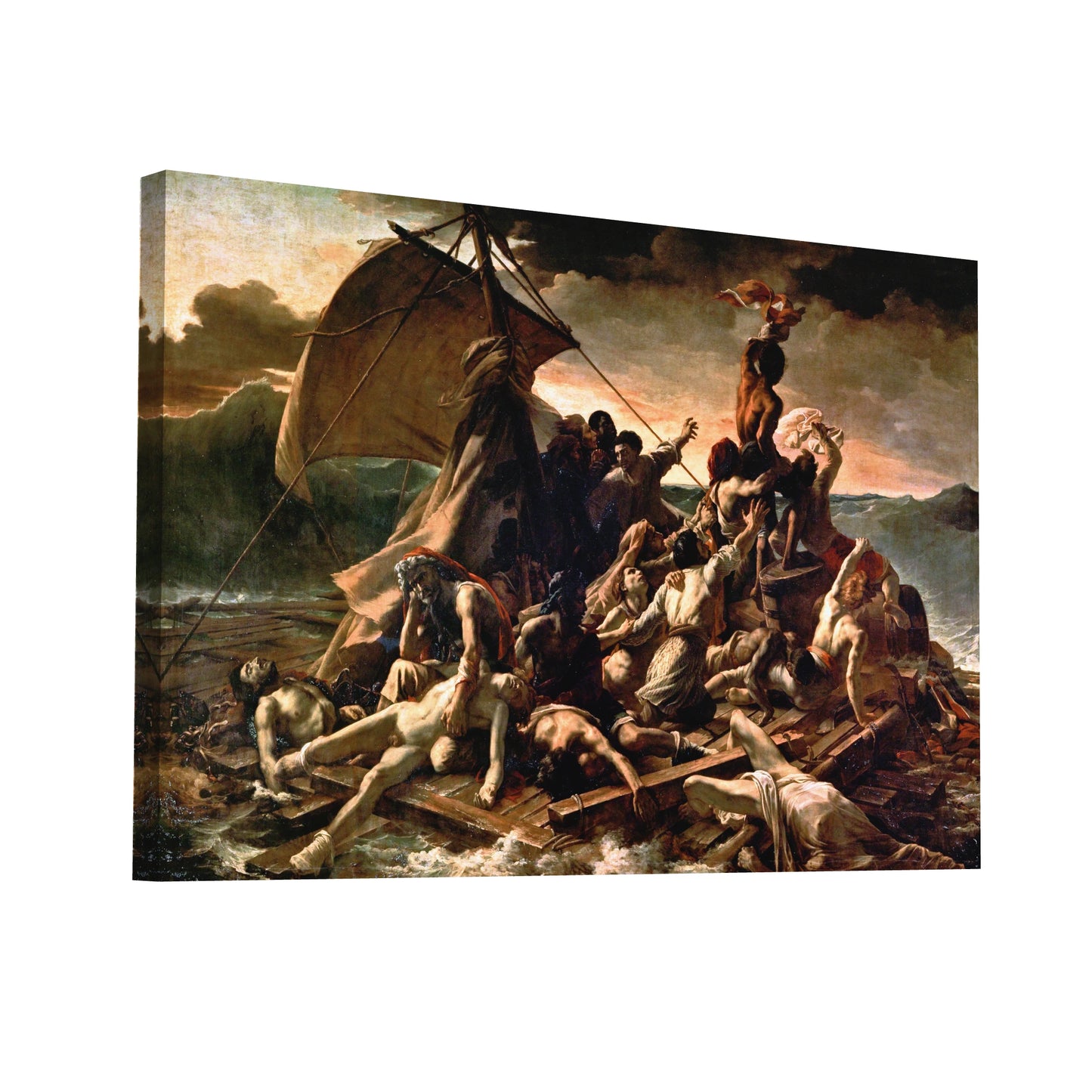 Product Hero 3D WebP Jean Louis André Théodore Géricault - Le Radeau de la Méduse - Art Virtuoso
