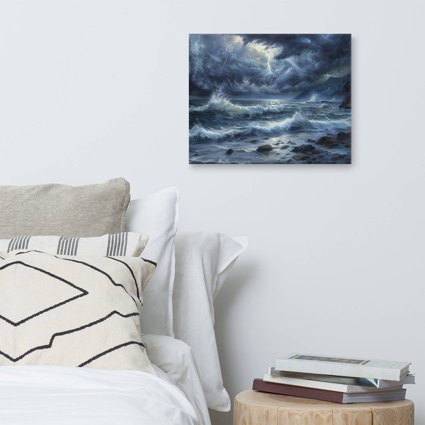 Tableau Tempête en Mer Affiches, reproductions et œuvres graphiques Art Virtuoso