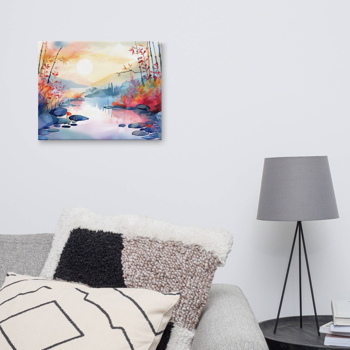Tableau Zen Aquarelle Affiches, reproductions et œuvres graphiques Art Virtuoso