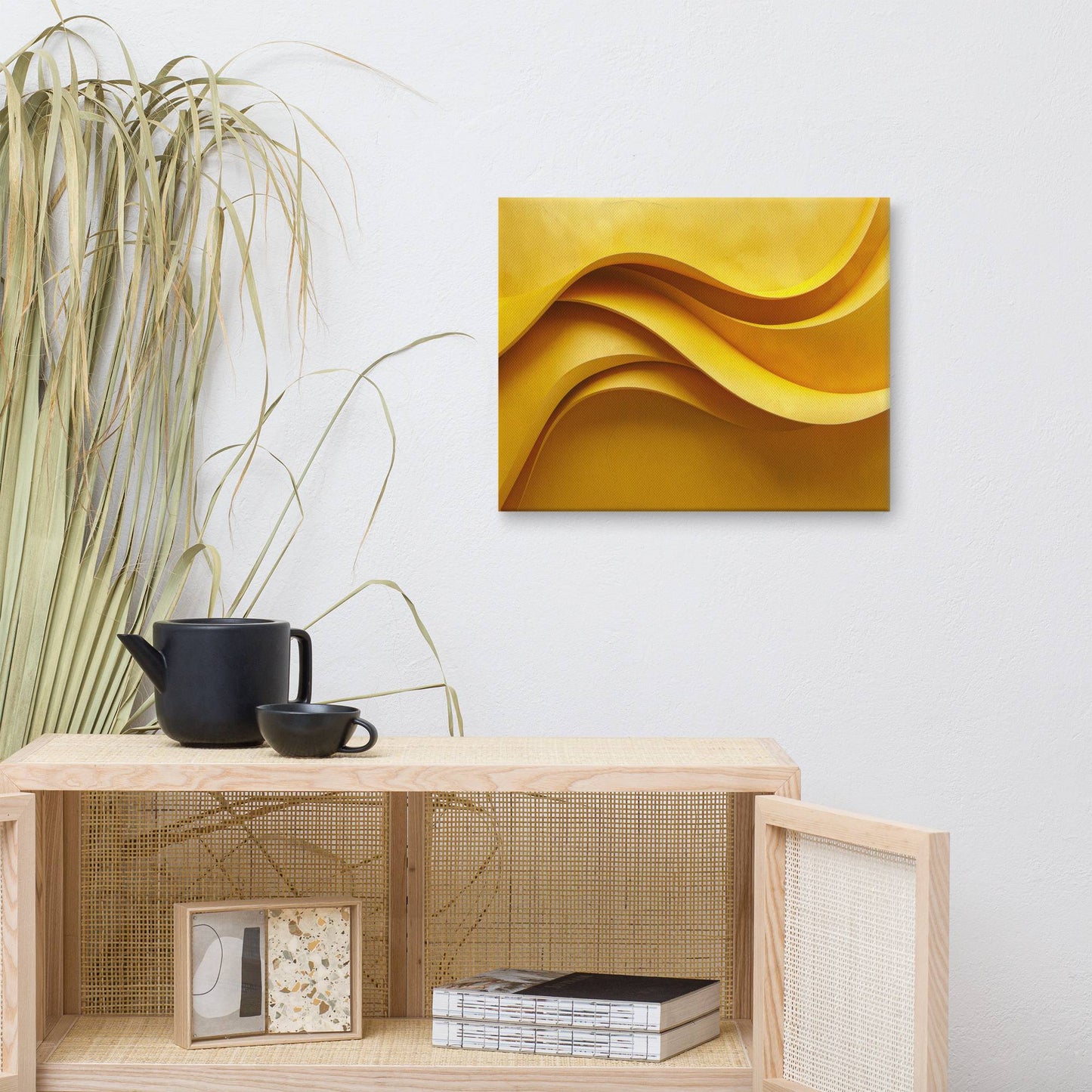 Tableau Jaune Moutarde Abstrait Affiches, reproductions et œuvres graphiques Art Virtuoso