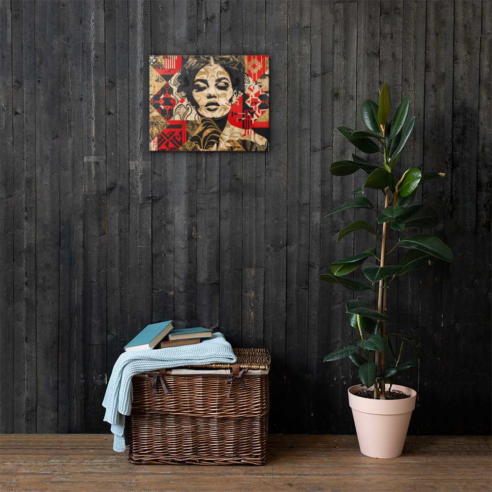Tableau Street Art Rouge Art Virtuoso