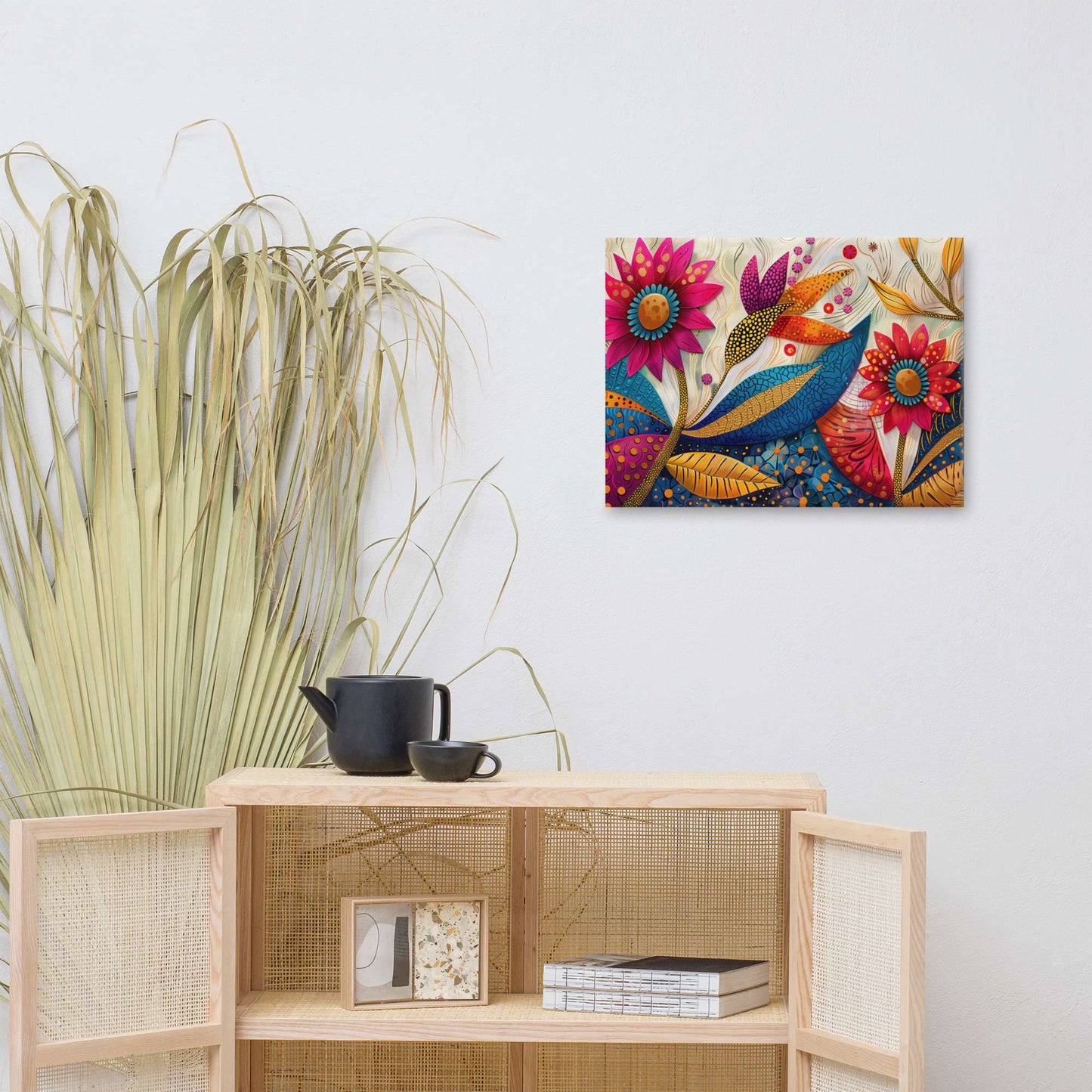 Tableau Design Bohème aux Fleurs Affiches, reproductions et œuvres graphiques Art Virtuoso