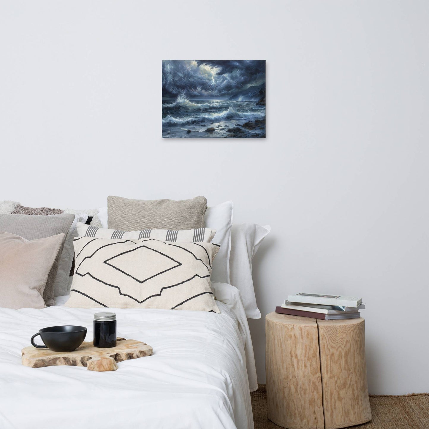 Tableau Tempête en Mer Affiches, reproductions et œuvres graphiques Art Virtuoso