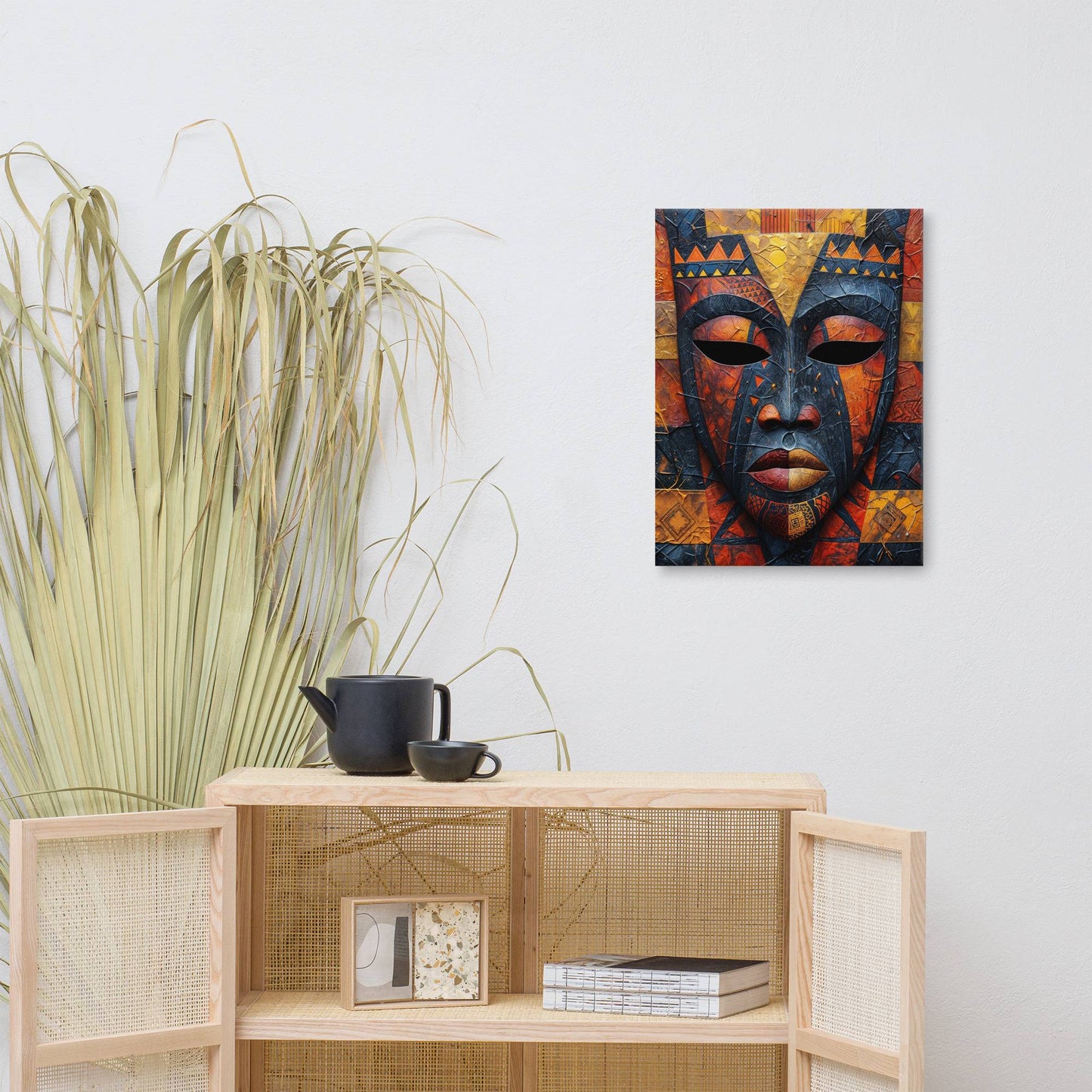 Tableau Masque Africain Moderne Art Virtuoso