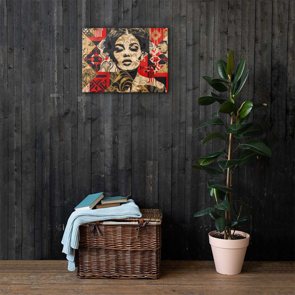 Tableau Street Art Rouge Art Virtuoso
