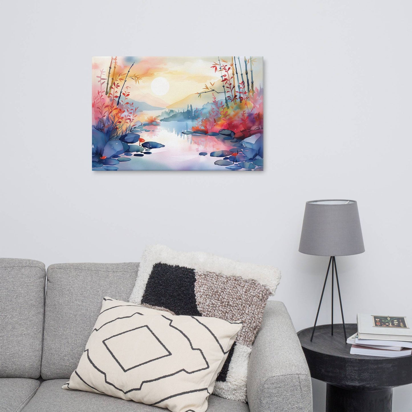 Tableau Zen Aquarelle Affiches, reproductions et œuvres graphiques Art Virtuoso