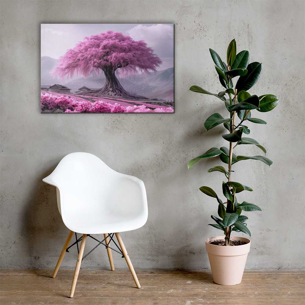 Tableau Cerisier Japonais Majestueux Art Virtuoso