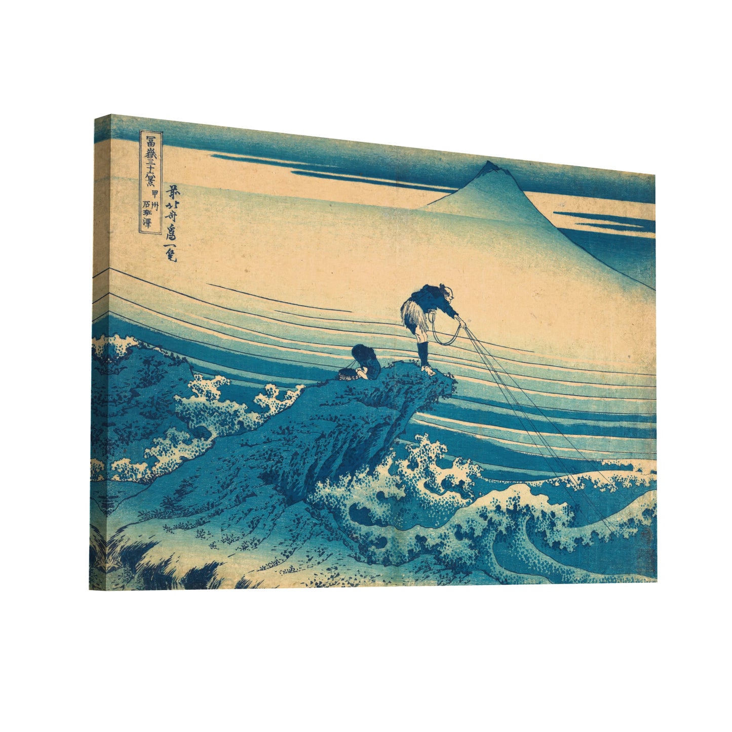 Product Hero 3D WebP Tableau Hokusai - Kajikazawa dans la province de Kai - Art Virtuoso